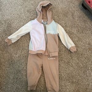 Tan Adidas Sweatsuit-18m